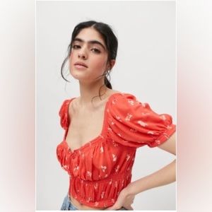 Urban outfitters red top